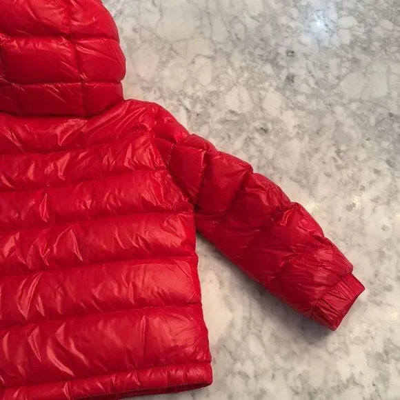 MONCLER RED DOWN JACKET 6Y